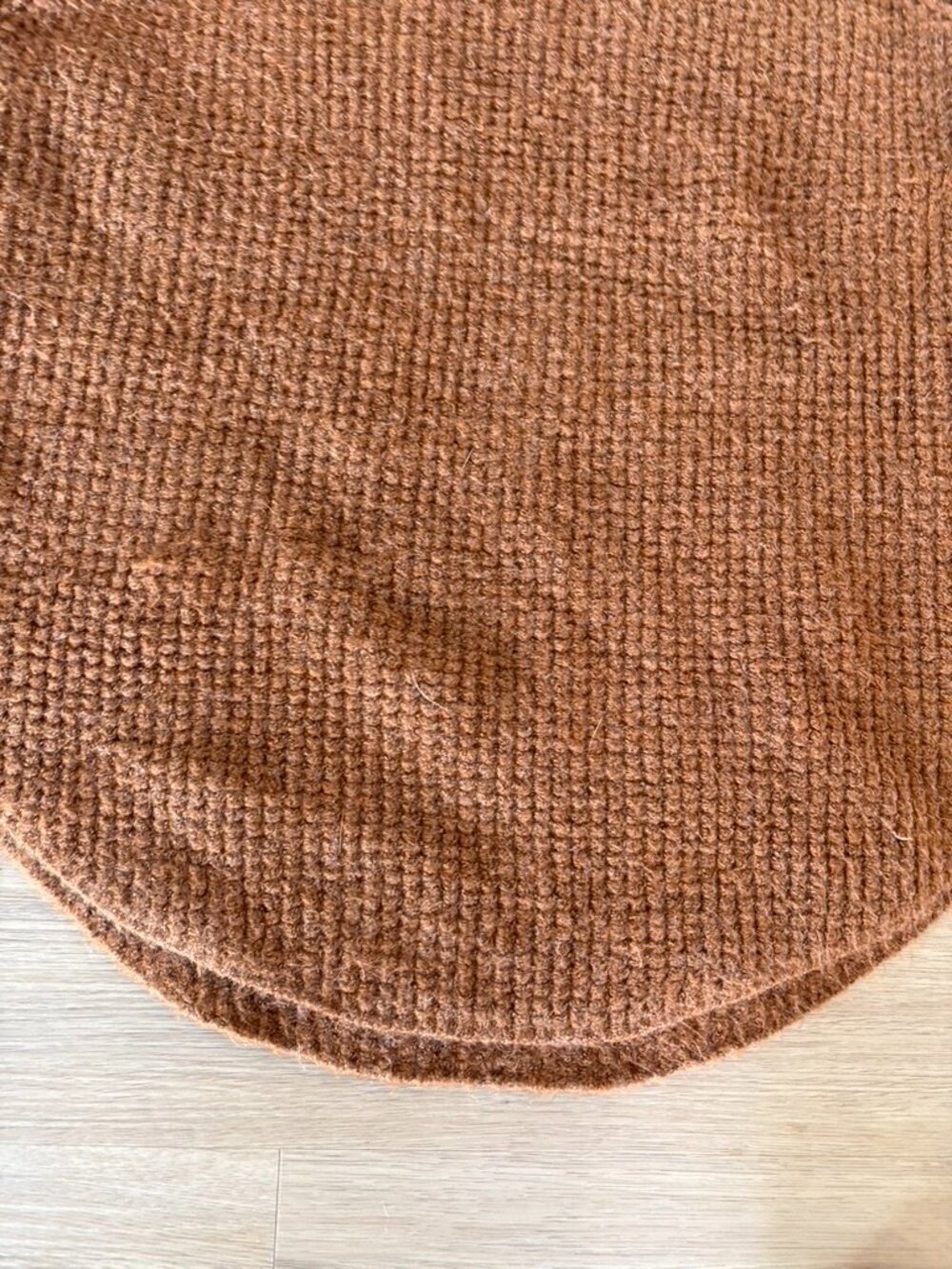 Kuhl Warm Chestnut Turtleneck Sweater Cable Chunky Knit Medium - Picture 3 of 10